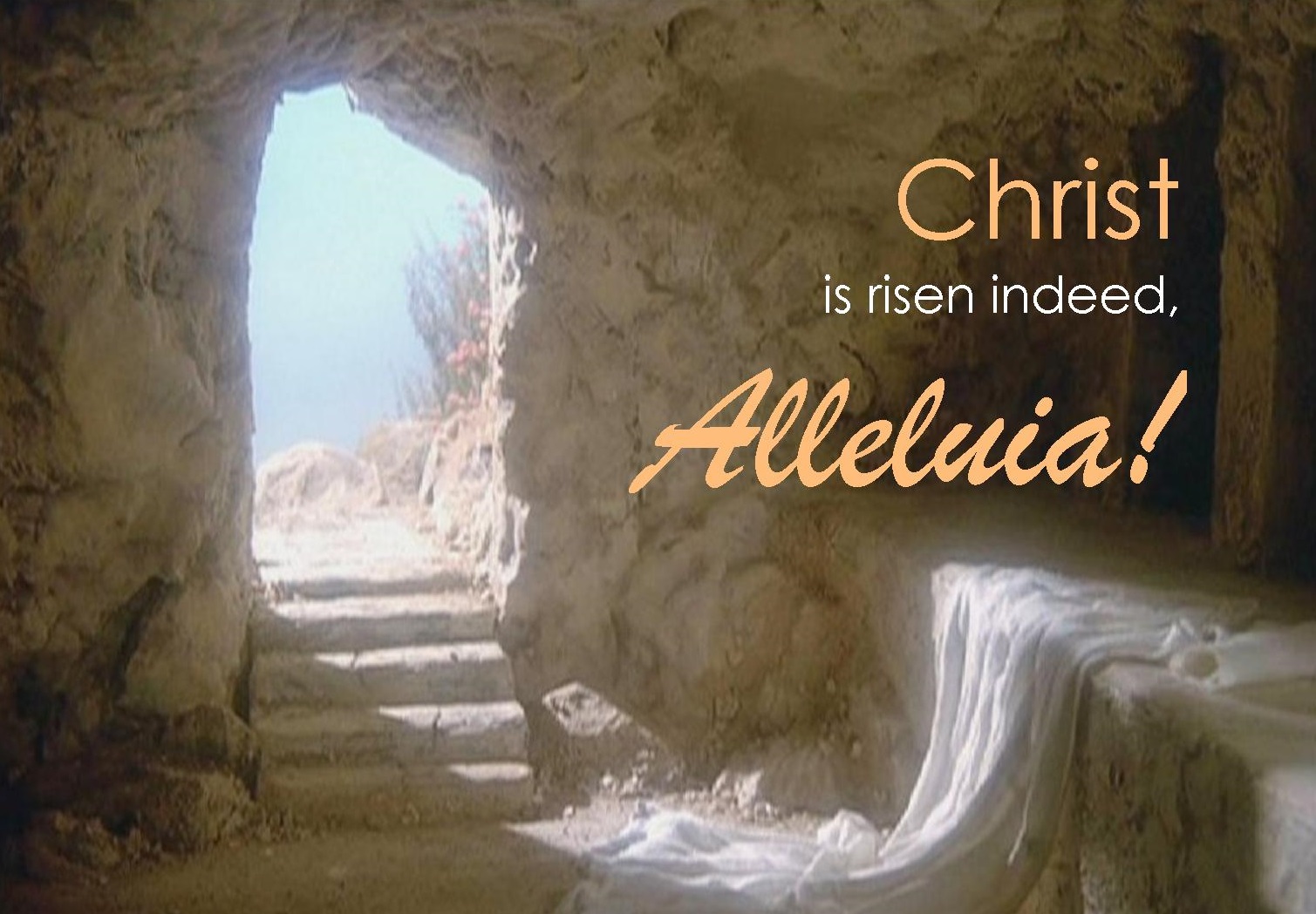 Christ is risen graphic